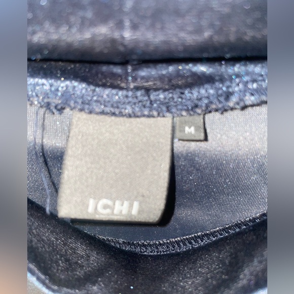 navy blue velvet dress - size M - Picture 3 of 3